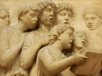 Luca della Robbia, detail from Cantoria